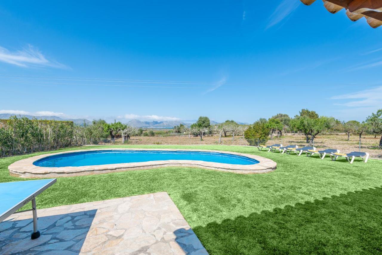 Villa Pou D,Ambroitx, Pool And Sea Views In Alcudia 외부 사진